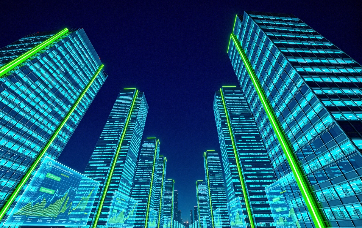 Ratchada Financial District at Night